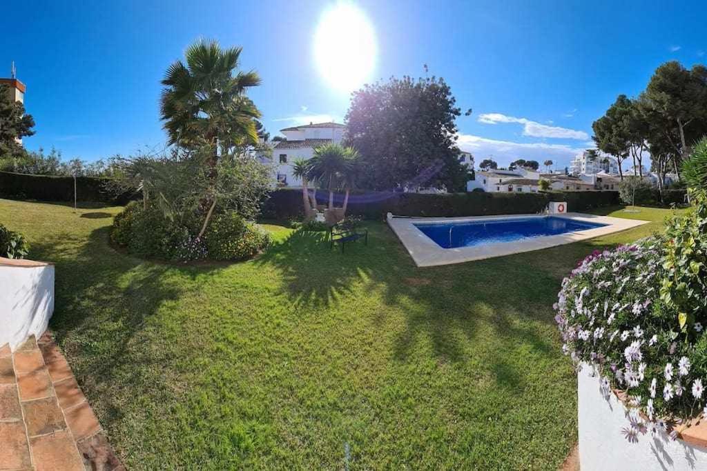 Cala Beach House Duplex Vistas Mar Piscina Parking 卡拉德米哈斯 外观 照片